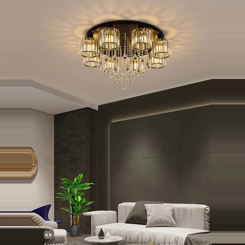 plafonnier led moderne à intensité variable pour intérieur - vue 4 sur 14
