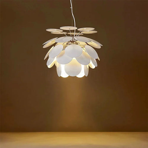 lustre moderne en verre forme pomme de pin pour décoration intérieure - vue 2 sur 9