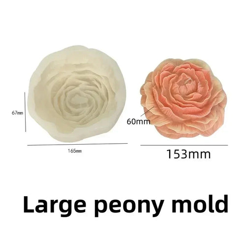 moule en silicone 3d bouquet de roses pour bougie - vue 14 sur 18