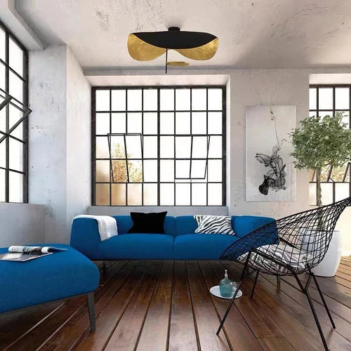 plafonnier scandinave en forme de feuille décorative pour magasin de vêtements - vue 2 sur 8