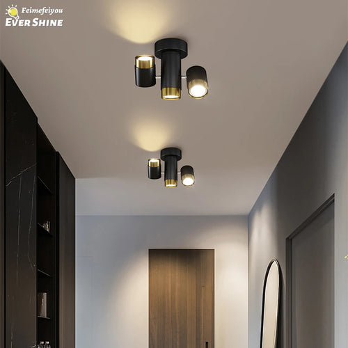 Plafonnier LED nordique éclairage intérieur spot vestiaire chambre salon couloir cuisine décoration de la maison plafonniers - vue 2 sur 9