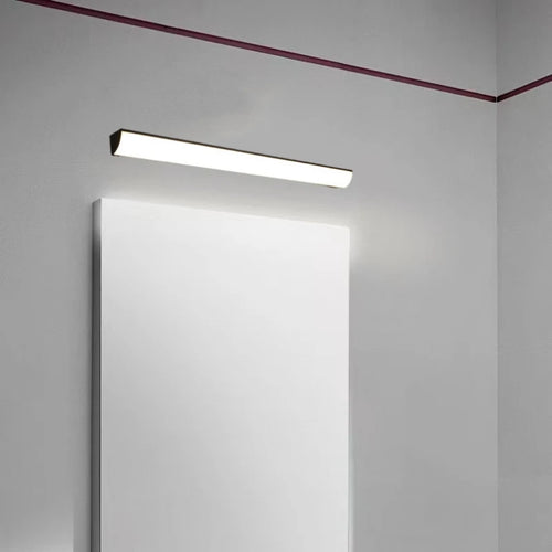 applique murale miroir en aluminium ligne simple - vue 2 sur 10