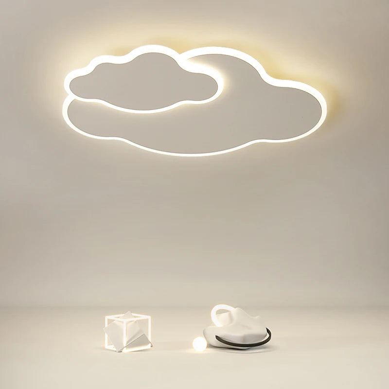 plafonnier moderne à leds avec télécommande pour éclairage intérieur - vue 3 sur 14