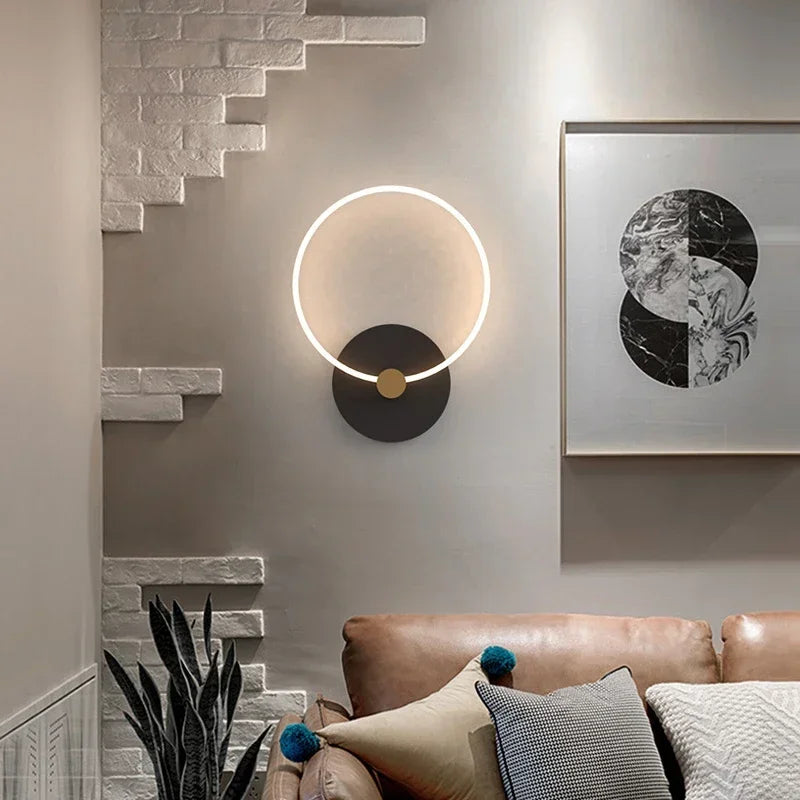 applique murale led moderne style nordique simple décoratif - vue 5 sur 14