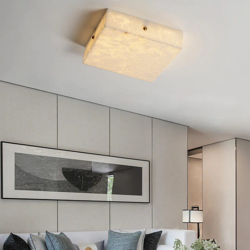 plafonnier en cuivre moderne style chinois pour intérieur élégant - vue 4 sur 9