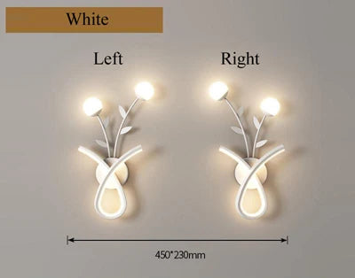 applique murale led style nordique lumière créative design moderne - vue 8 sur 12