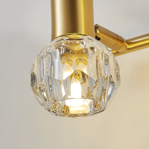 Applique murale LED en cristal luxury doré Altesse - vue 5 sur 6