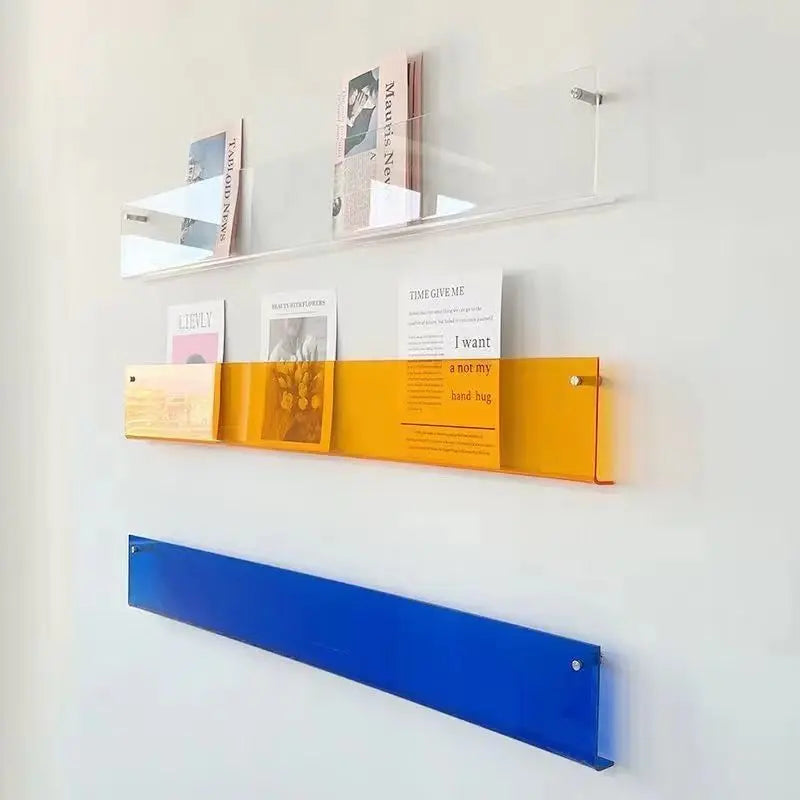 support mural en acrylique transparent pour magazines et livres - vue 4 sur 10
