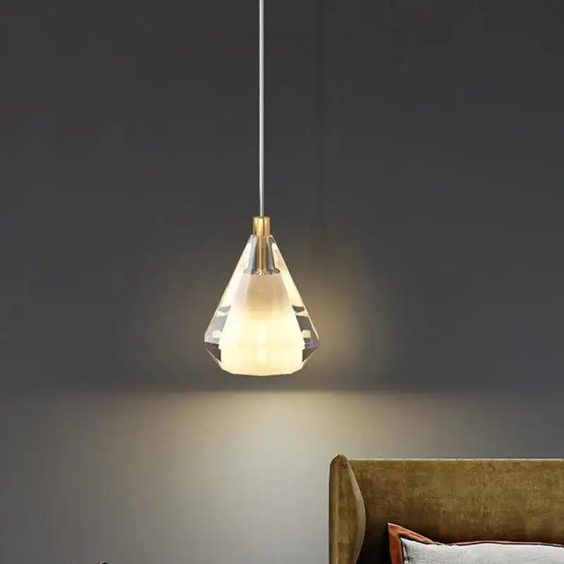 lustre en cristal de cuivre antique design luxueux éclairage moderne - vue 3 sur 8