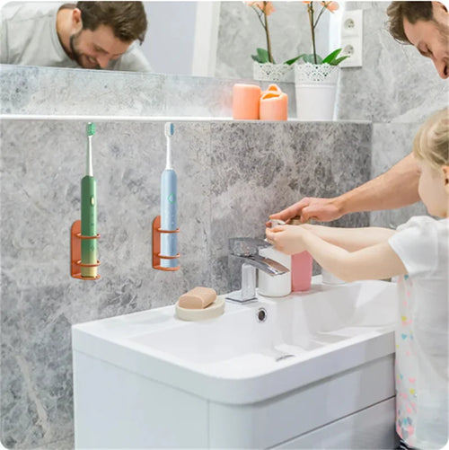 support mural pour accessoires de salle de bain organisateur pratique - vue 2 sur 12