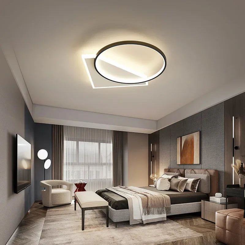 plafonnier led moderne pour décoration d'intérieur élégante - vue 5 sur 14