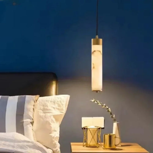 lustre en marbre nordique moderne pour décoration intérieure - vue 5 sur 7