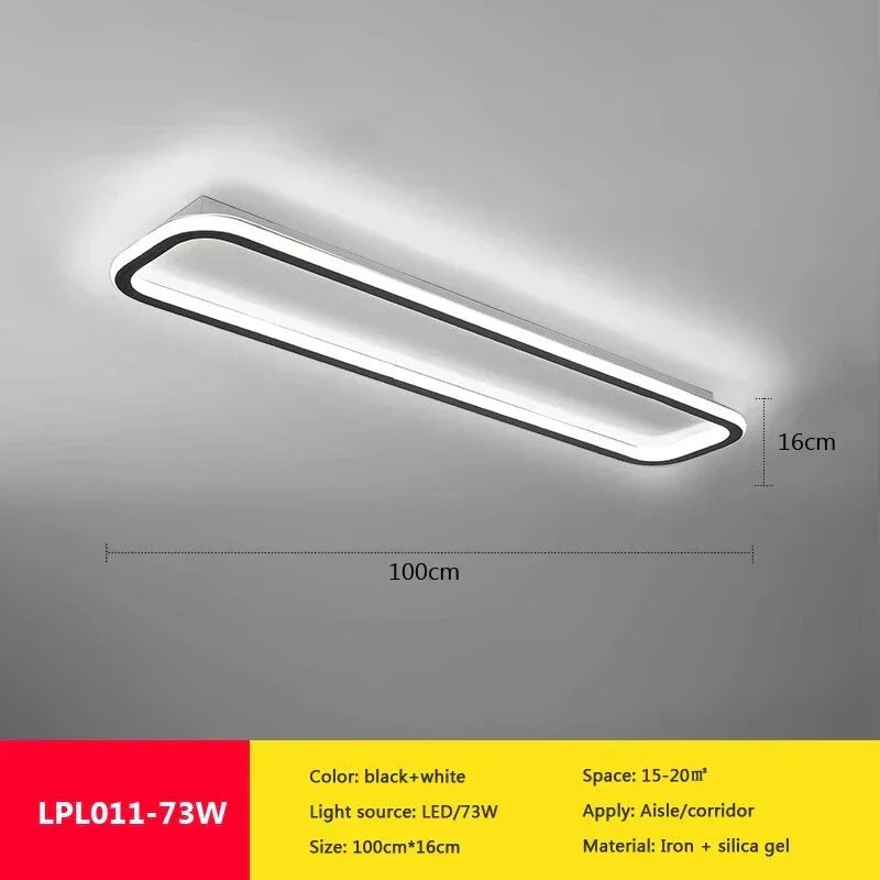 lustre moderne à leds avec télécommande et lumière variable - vue 11 sur 11