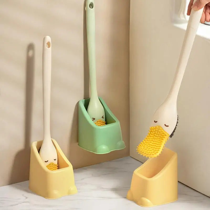 brosse de toilette murale canard créatif peu encombrant - vue 2 sur 8