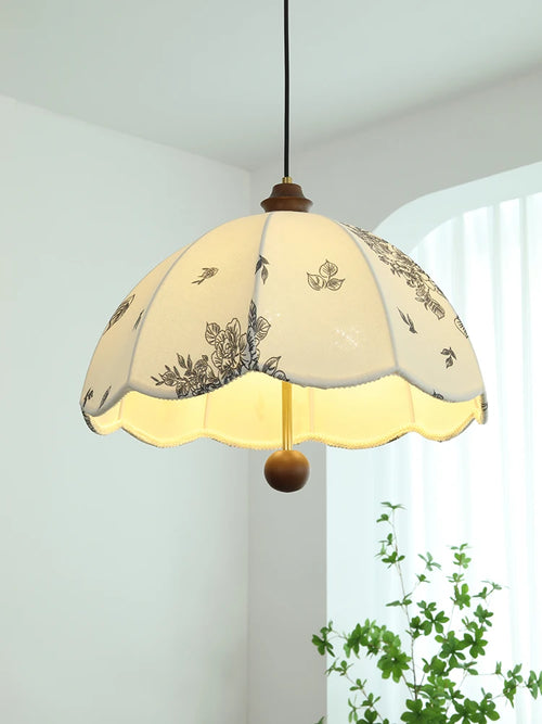 lustre en tissu à motifs médiévaux pour restaurant et bar - vue 2 sur 8