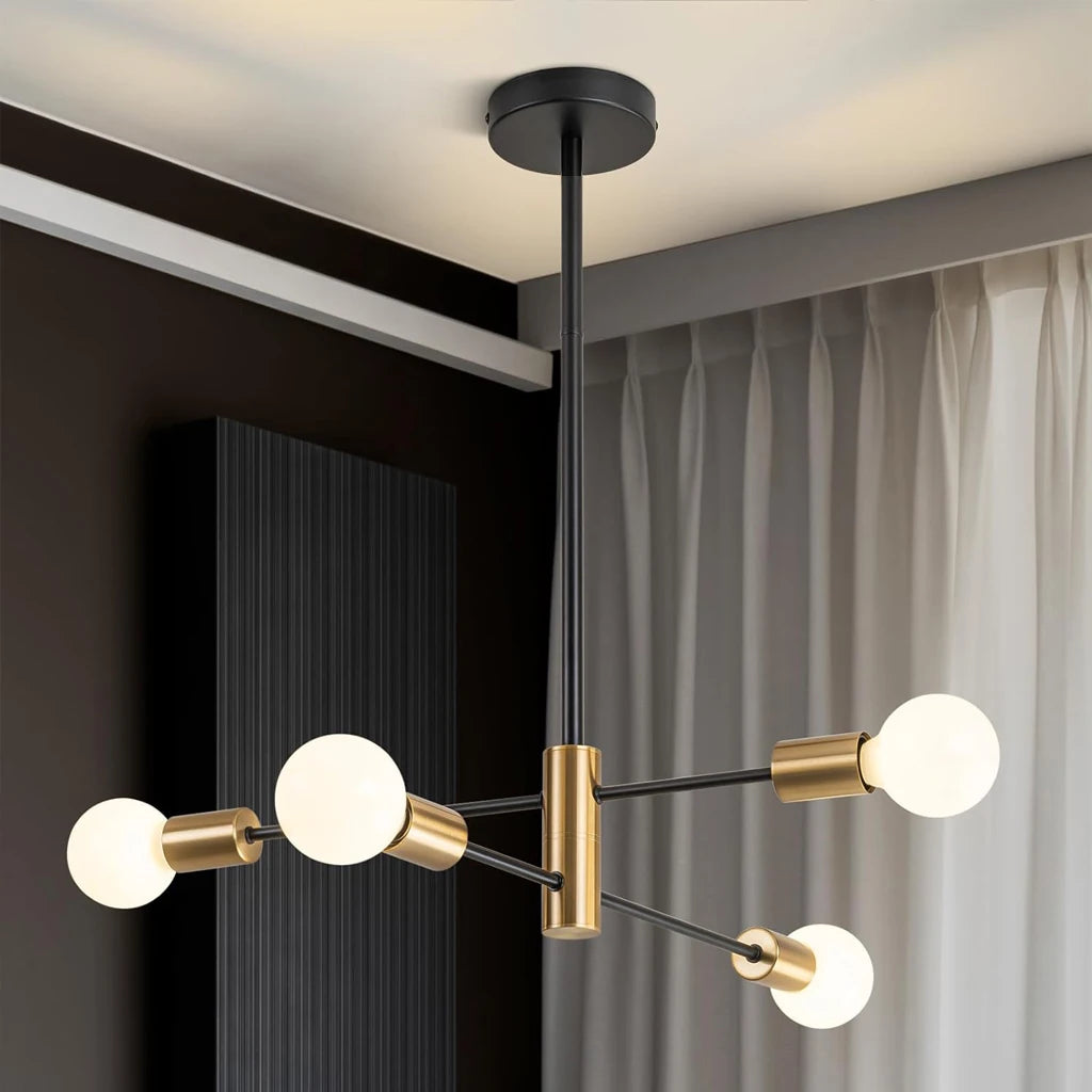 lustre moderne spoutnik pour un décor contemporain élégant - vue 4 sur 11
