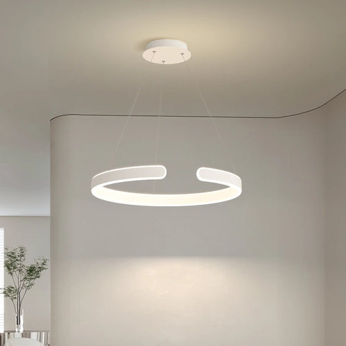 lustre moderne lumineux pour un éclairage élégant intérieur - vue 4 sur 8