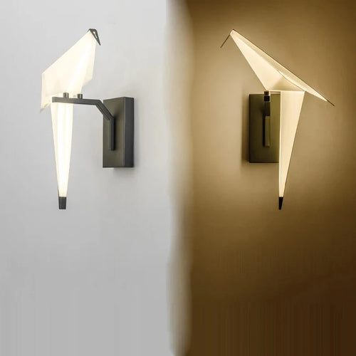 lampe postmoderne en fer acrylique pour amoureux des oiseaux - vue 2 sur 21