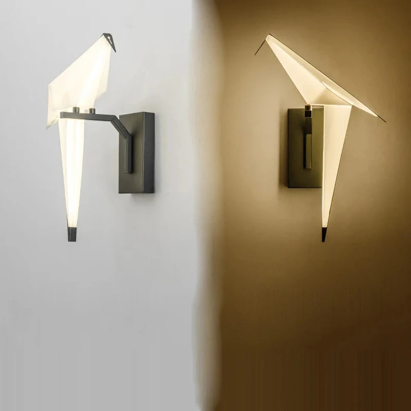 lampe postmoderne en fer acrylique pour amoureux des oiseaux - vue 1 sur 21