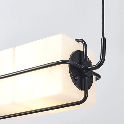 suspension en verre moderne pour éclairage de luxe intérieur - vue 6 sur 9