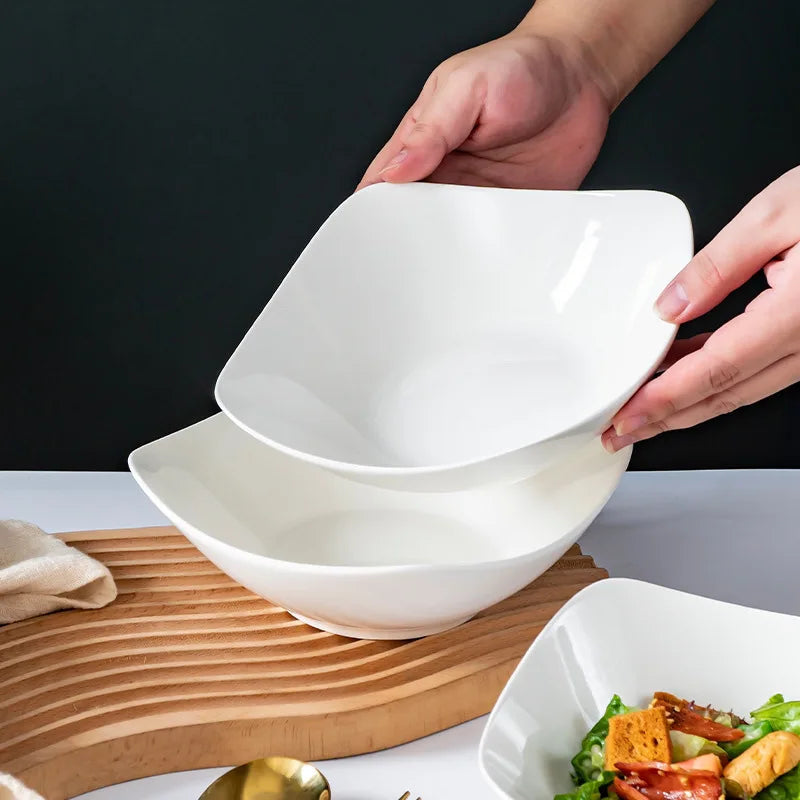 Saladiers réutilisables en plastique pour pique nique famille - vue 1 sur 9