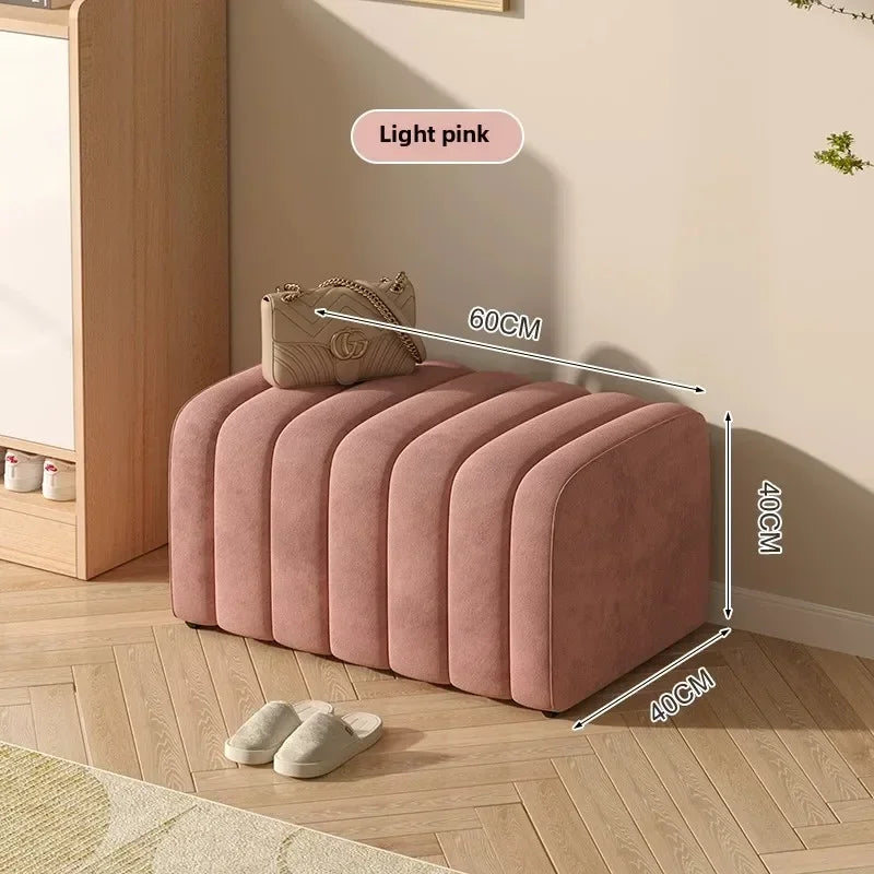 banc à chaussures design moderne avec repose pieds doux et confortable - vue 23 sur 26