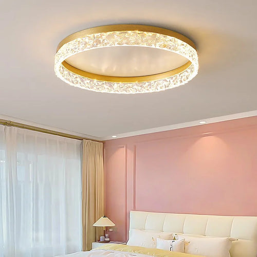 plafonnier nordique moderne à leds réglable et brillant - vue 2 sur 15