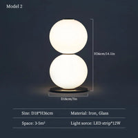 lampadaire en verre design éclairage moderne pour intérieur décoratif