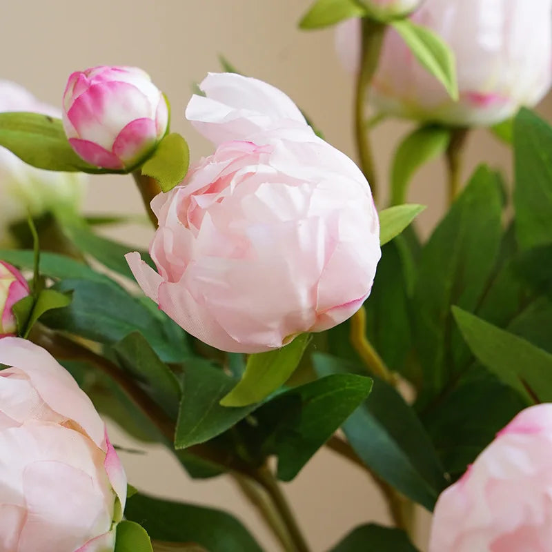 têtes de fleurs de pivoine artificielles pour décoration et bricolage - vue 3 sur 9