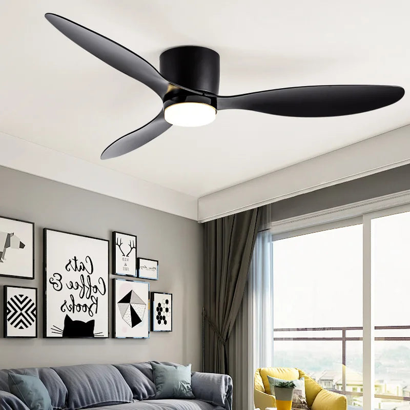 plafonnier ventilateur intelligent style nordique pour intérieur moderne - vue 2 sur 12
