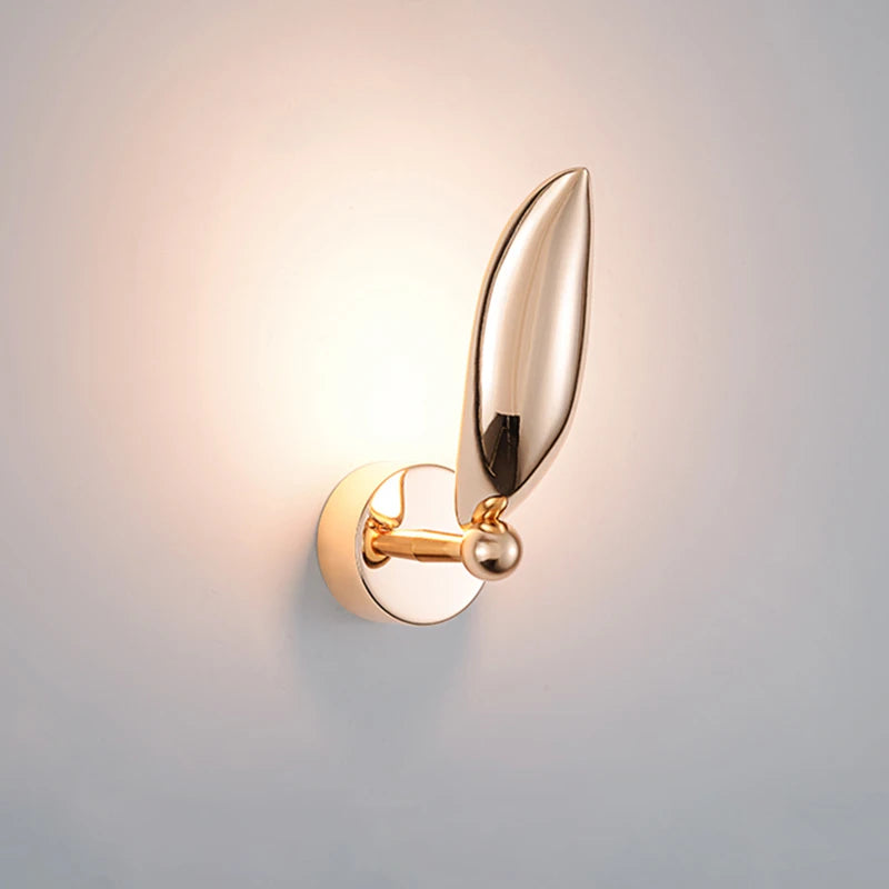 applique murale moderne led en forme de mouette créative - vue 4 sur 8
