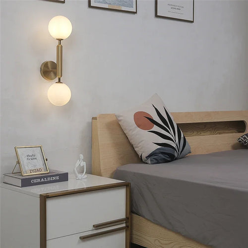applique murale nordique en verre pour éclairage intérieur - vue 7 sur 11