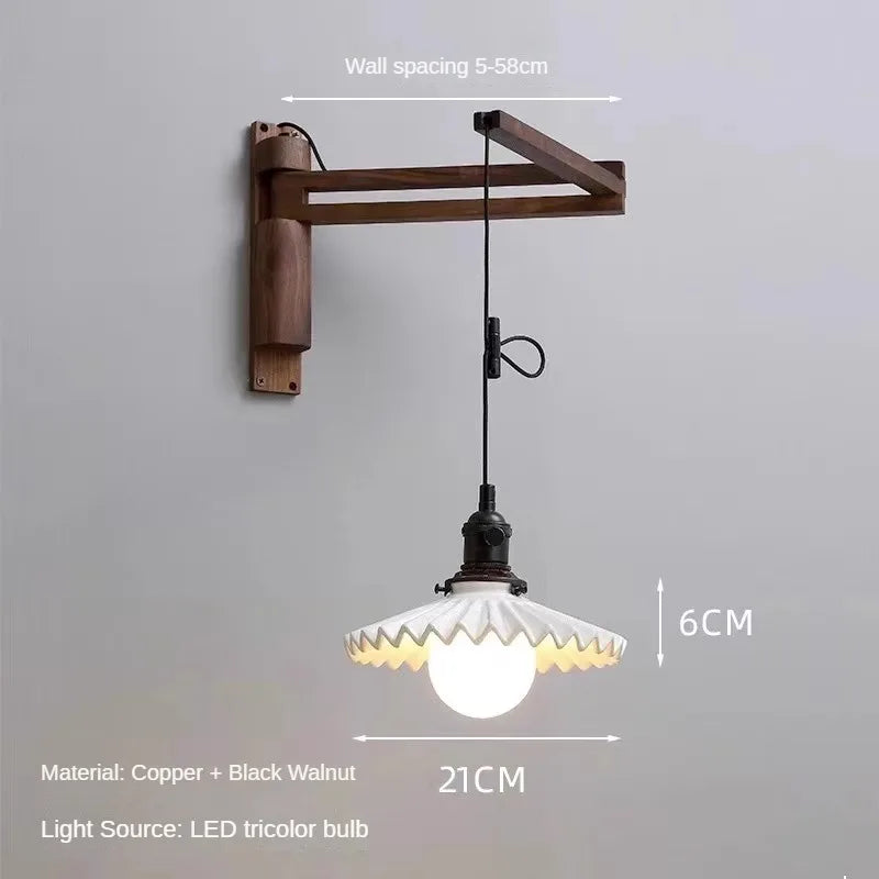 applique murale extensible en cuivre design élégant pour divers espaces - vue 17 sur 23