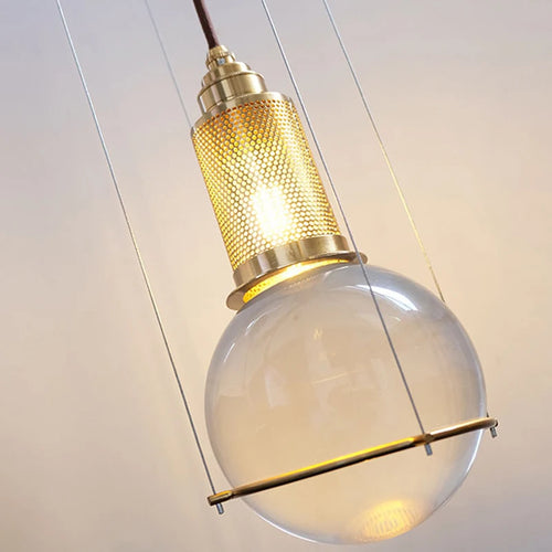 suspension boule de cristal style nordique moderne pour décoration intérieure - vue 6 sur 6