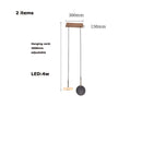 lustre suspendu en bois naturel ou marbre doré avec éclairage led