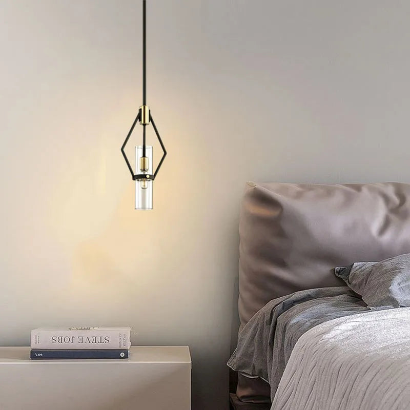 suspension moderne en verre avec cordon réglable pour intérieur - vue 4 sur 7