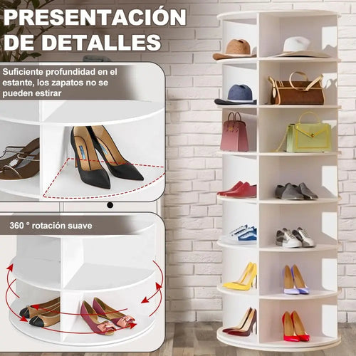 organisateur de chaussures rotatif à 360 degrés - vue 5 sur 6