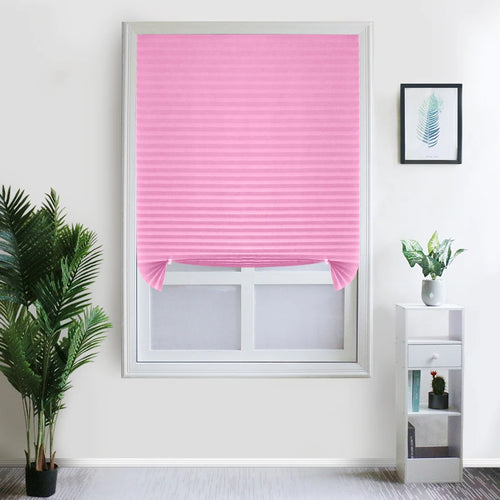 Store plissé occultant tissu pour fenêtre chambre cuisine - vue 17 sur 16
