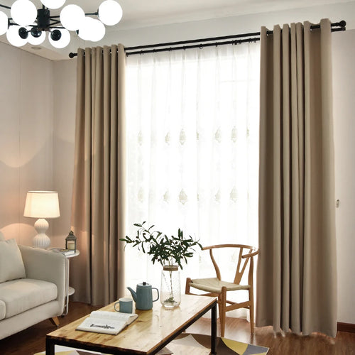 Rideau occultant moderne polyester pour salon et chambre - vue 11 sur 10