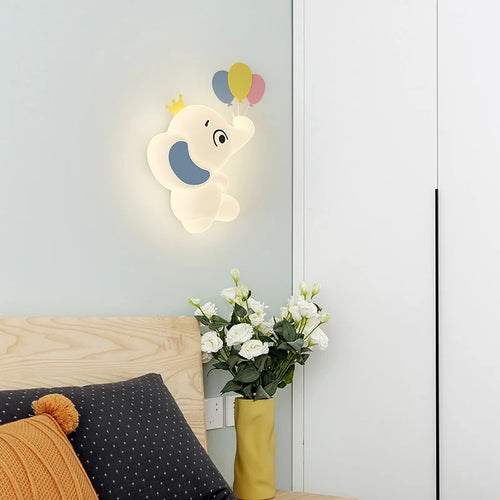 applique murale créative en forme d'éléphant pour éclairage intérieur - vue 5 sur 12