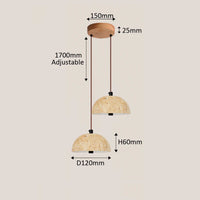 suspension led naturelle pour décoration intérieure moderne