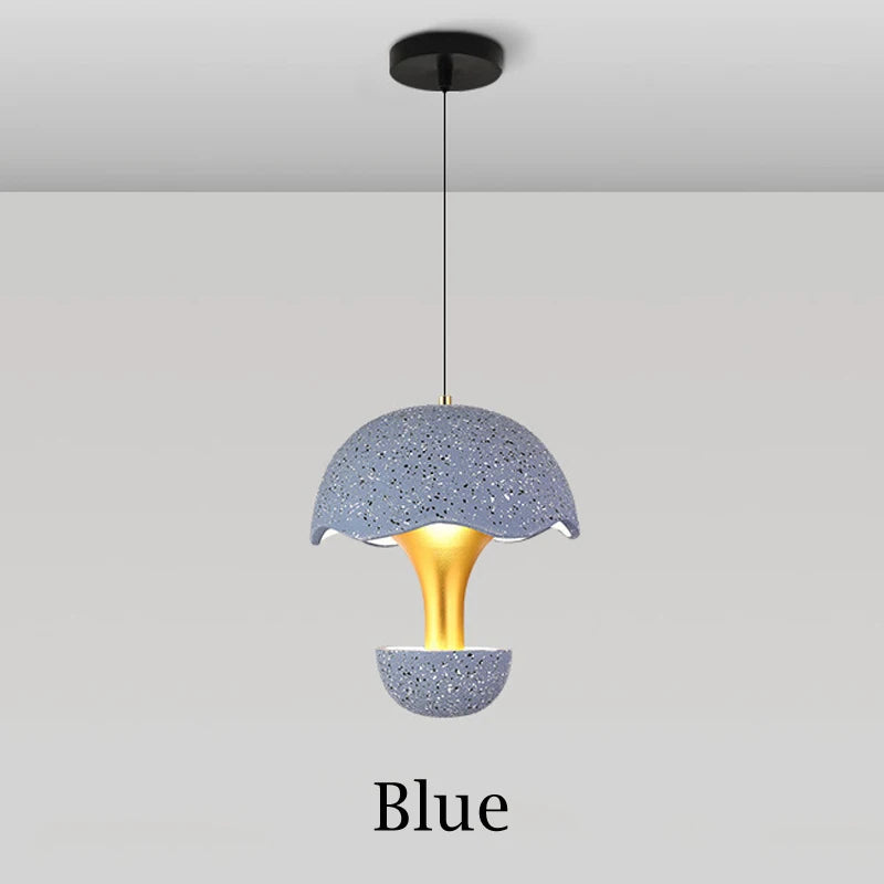 suspension créative champignon en ciment pour restaurant café bar - vue 9 sur 9