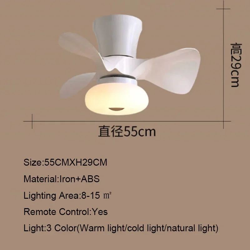 ventilateur de plafond lumineux pour espace commercial - vue 11 sur 17