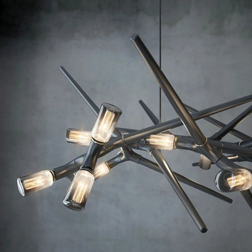lustre led postmoderne roman de luxe pour hôtel - vue 6 sur 13