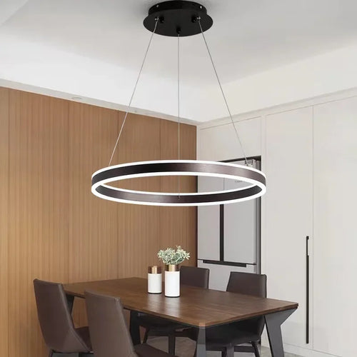 lustre led moderne dimmable pour décoration de maison - vue 3 sur 10