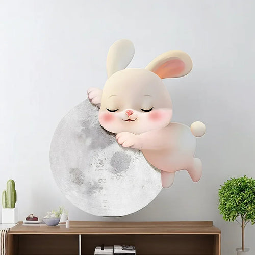 Applique murale led lapin dessin animé décoration moderne - vue 5 sur 9