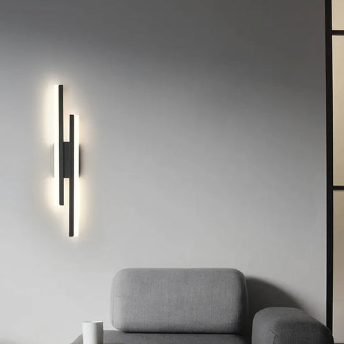applique murale longue bande design simple moderne nordique - vue 3 sur 10