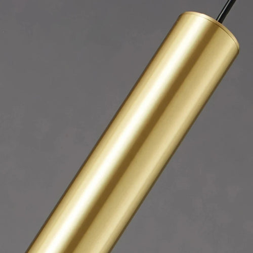 suspension minimaliste en laiton 	 pour hôtel - vue 7 sur 8