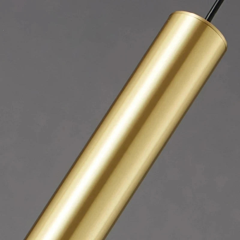 suspension minimaliste en laiton 	 pour hôtel - vue 6 sur 8