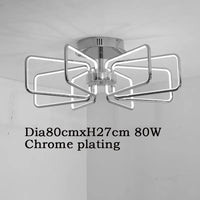 plafonnier moderne en aluminium pour un éclairage élégant et simple